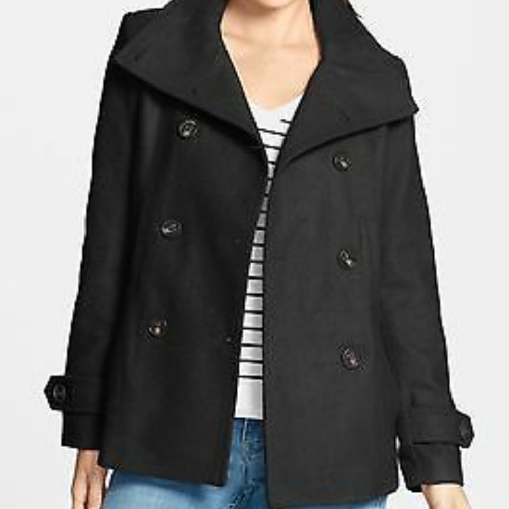 Thread & Supply Double Breasted Peacoat size large